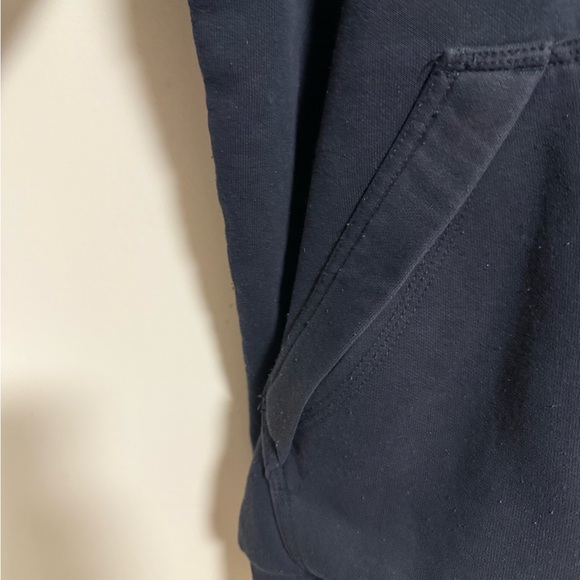 Carhart Mens Rain defender Loose-Fit Midweight Thermal Lined Sweatshirt Blue XL - Picture 4 of 7